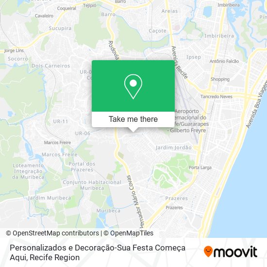 Personalizados e Decoração-Sua Festa Começa Aqui map