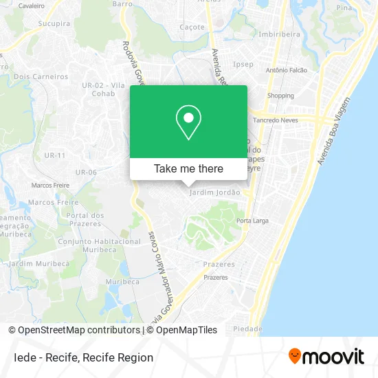 Iede - Recife map