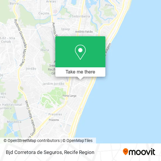 Bjd Corretora de Seguros map