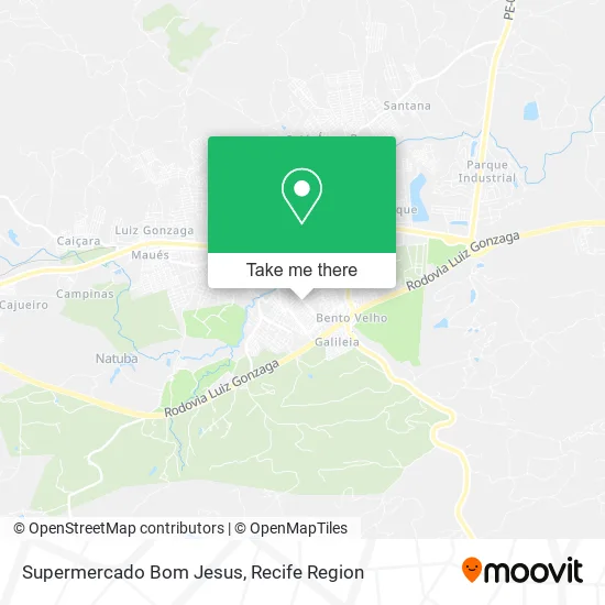 Supermercado Bom Jesus map