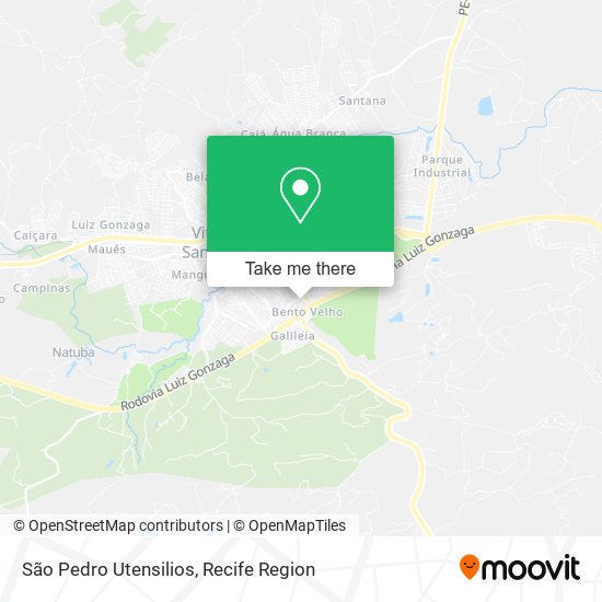 São Pedro Utensilios map