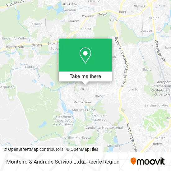 Monteiro & Andrade Servios Ltda. map