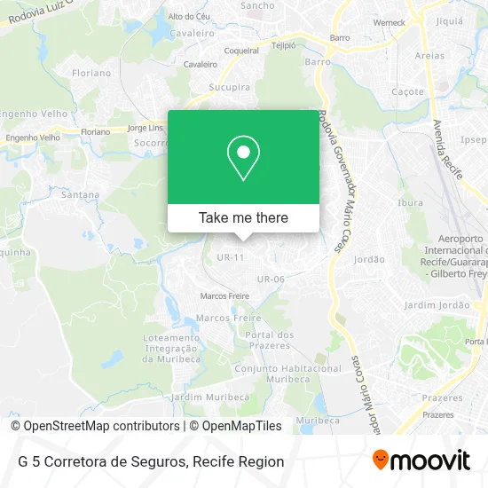 G 5 Corretora de Seguros map