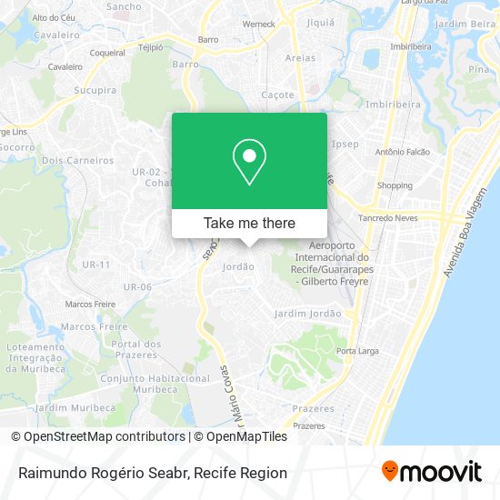 Raimundo Rogério Seabr map
