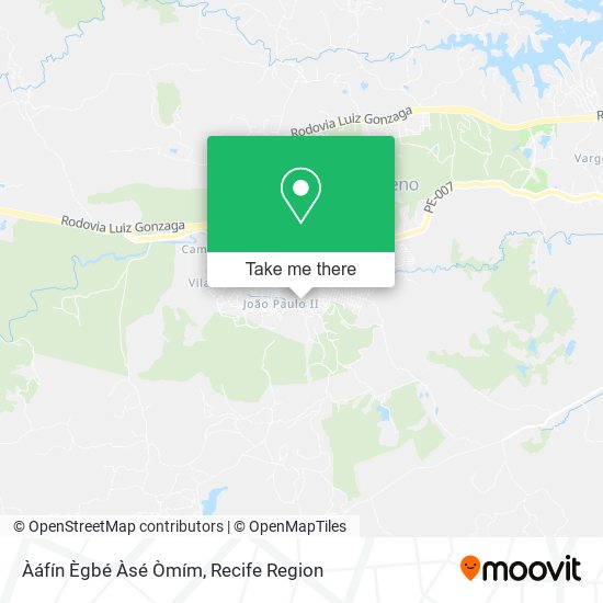 Àáfín Ègbé Àsé Òmím map