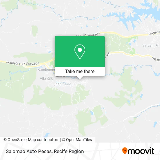 Salomao Auto Pecas map