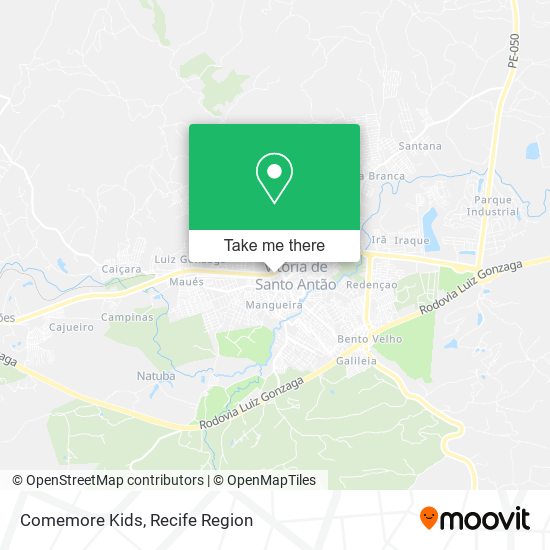 Comemore Kids map