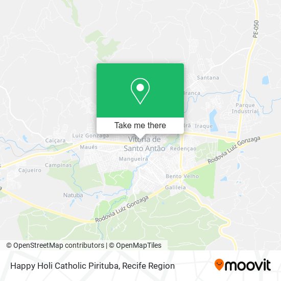 Happy Holi Catholic Pirituba map