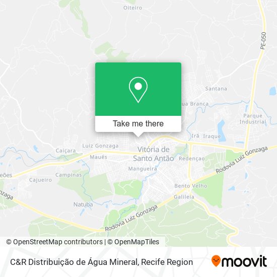 C&R Distribuição de Água Mineral map