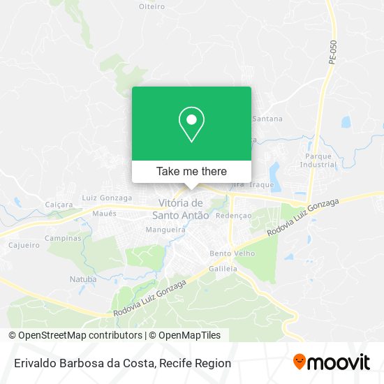 Erivaldo Barbosa da Costa map