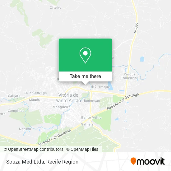 Souza Med Ltda map