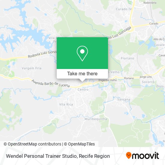 Wendel Personal Trainer Studio map