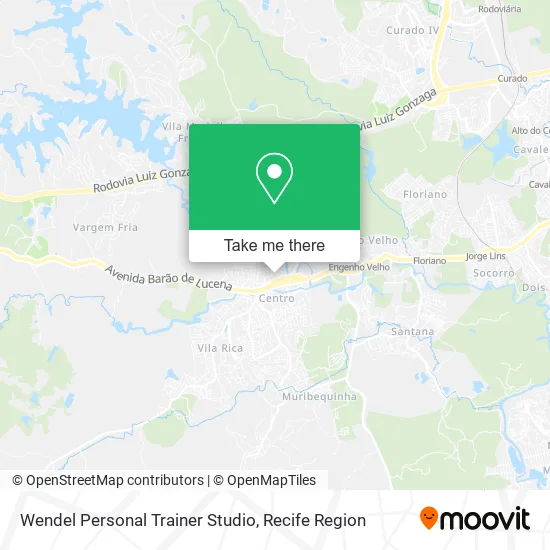 Wendel Personal Trainer Studio map