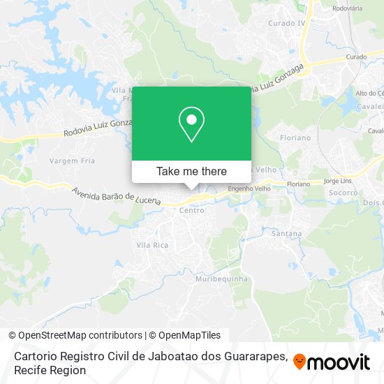 Cartorio Registro Civil de Jaboatao dos Guararapes map