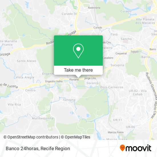 Banco 24horas map