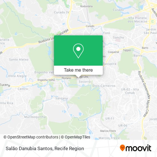 Salão Danubia Santos map