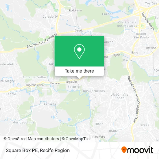 Square Box PE map