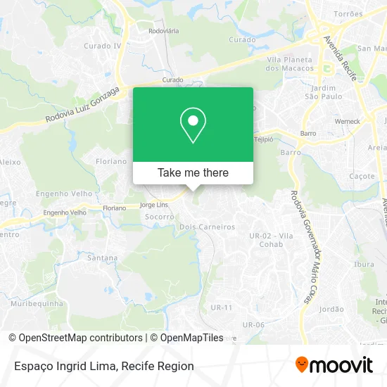 Espaço Ingrid Lima map