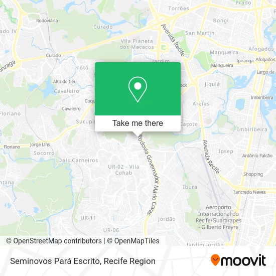 Seminovos Pará Escrito map