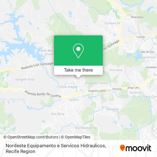 Nordeste Equipamento e Servicos Hidraulicos map