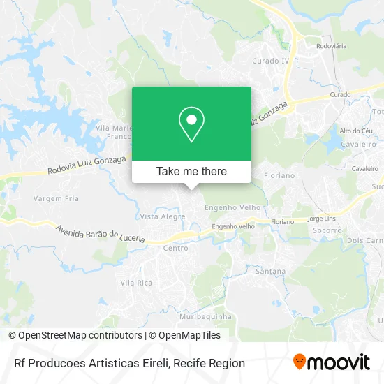Rf Producoes Artisticas Eireli map