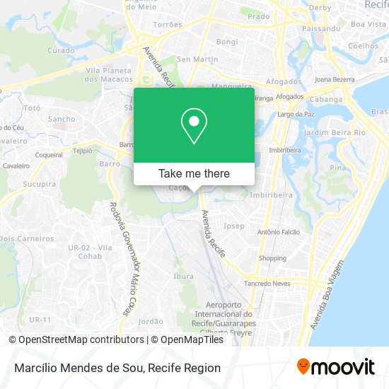 Marcílio Mendes de Sou map