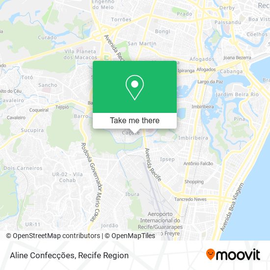 Aline Confecções map