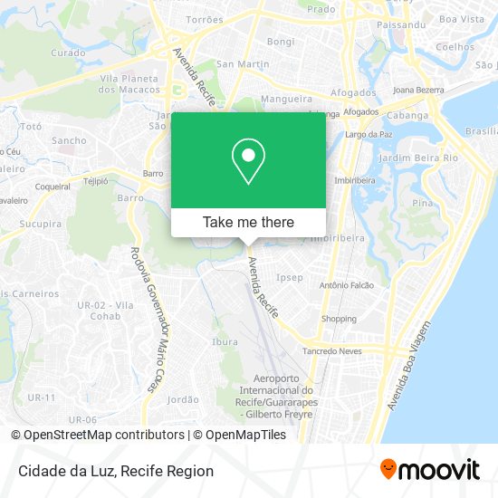 Cidade da Luz map