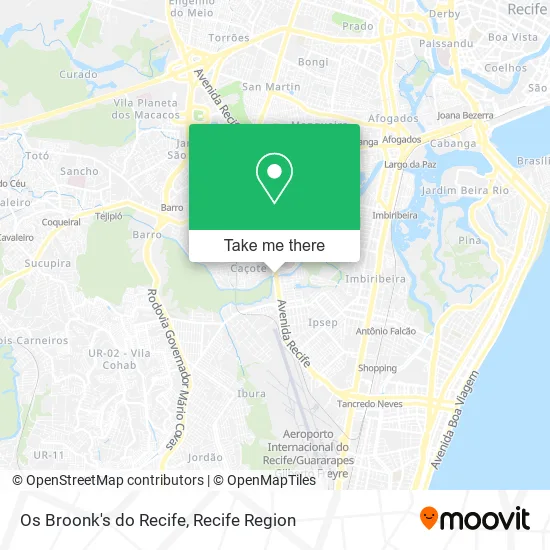 Os Broonk's do Recife map