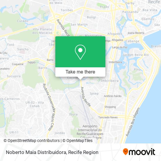 Noberto Maia Distribuidora map