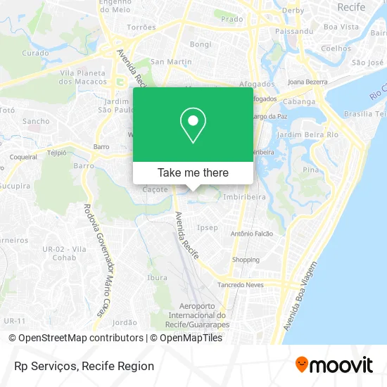 Rp Serviços map