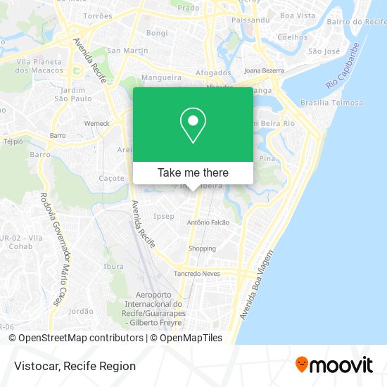 Vistocar map