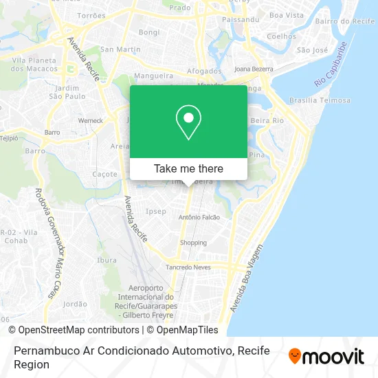 Pernambuco Ar Condicionado Automotivo map