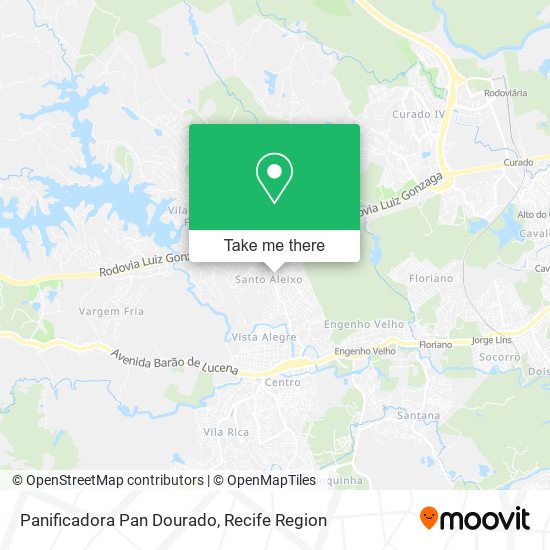 Panificadora Pan Dourado map
