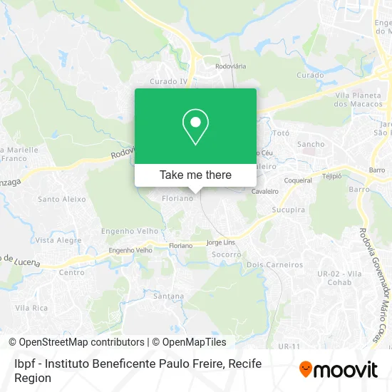 Ibpf - Instituto Beneficente Paulo Freire map