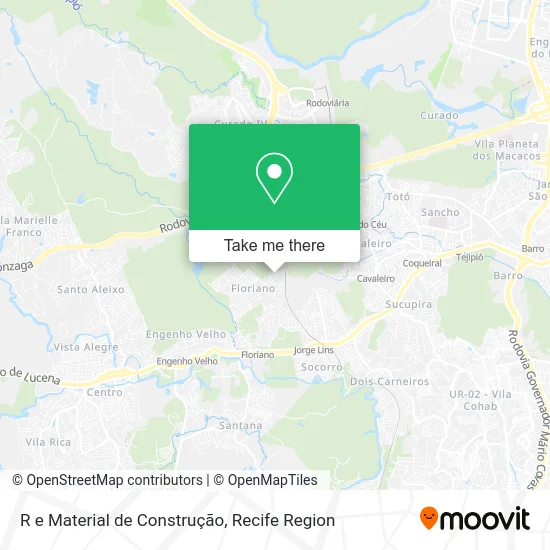 R e Material de Construção map