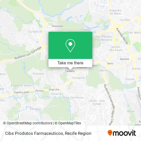 Cibs Produtos Farmaceuticos map