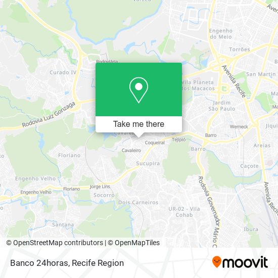 Banco 24horas map