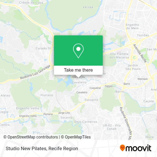 Studio New Pilates map