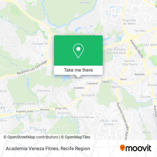 Academia Veneza Fitnes map