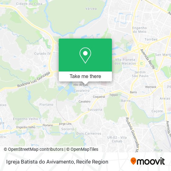Igreja Batista do Avivamento map