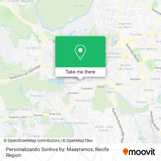 Personalizando Sonhos by: Maayramos map