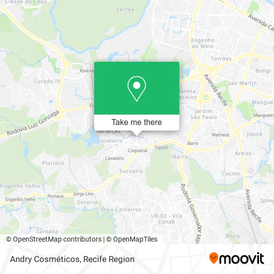 Andry Cosméticos map