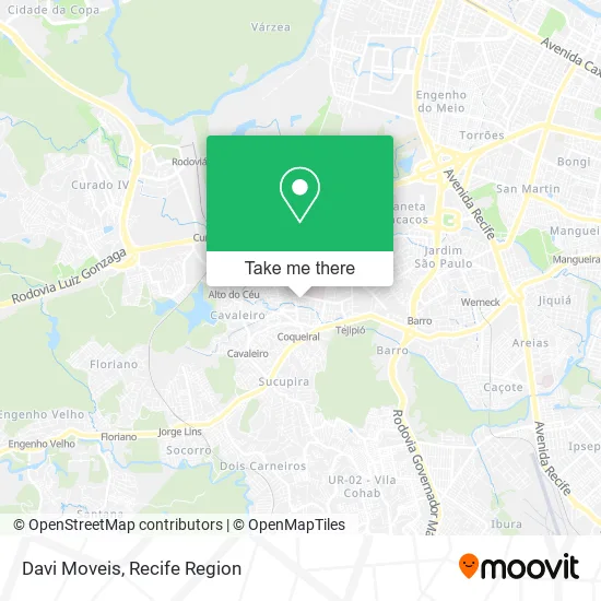 Davi Moveis map