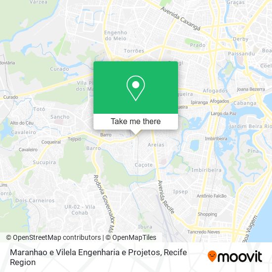 Mapa Maranhao e Vilela Engenharia e Projetos