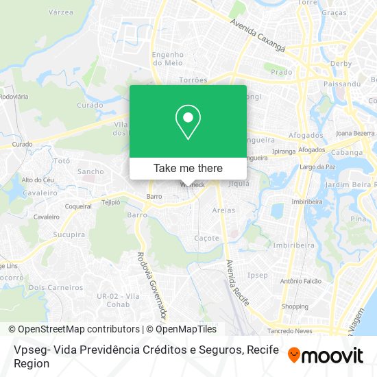 Vpseg- Vida Previdência Créditos e Seguros map