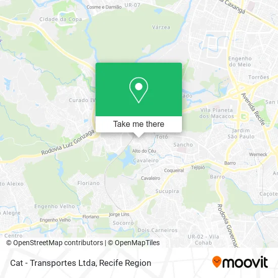 Cat - Transportes Ltda map