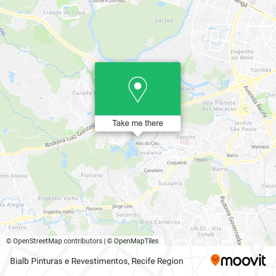 Bialb Pinturas e Revestimentos map