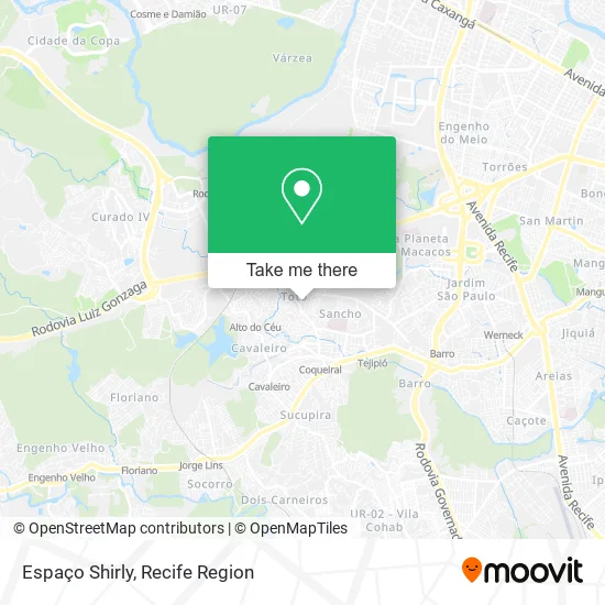 Espaço Shirly map