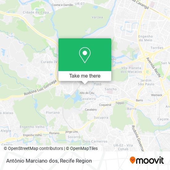Antônio Marciano dos map